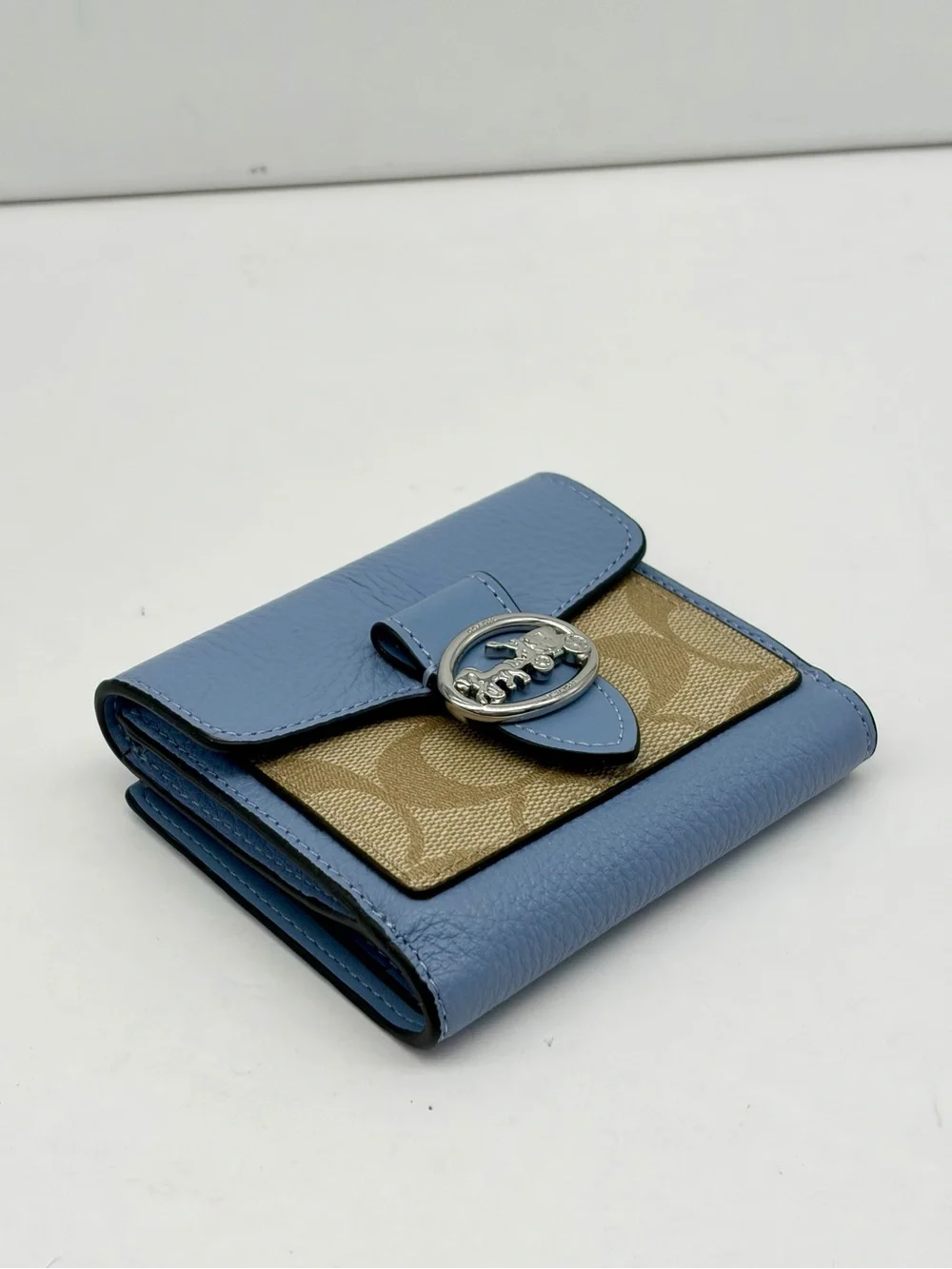 COACH GEORGIE SMALL WALLET IN SIGNATURE CANVAS NWT